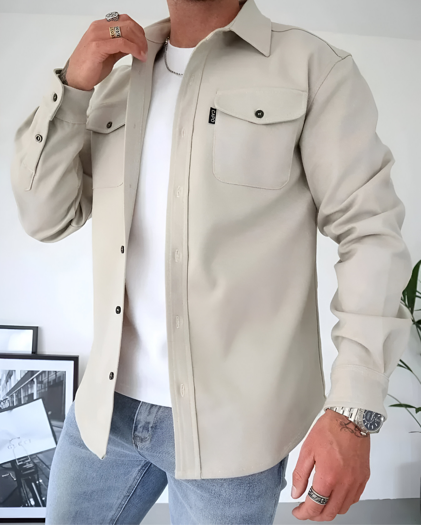 PEDRO™ | Chaqueta Camisa Casual