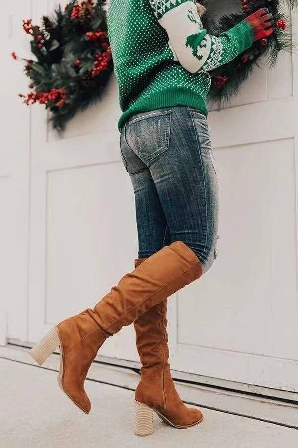 ✨ Botas Largas de Ante – Sofisticación y Estilo Atemporal ✨