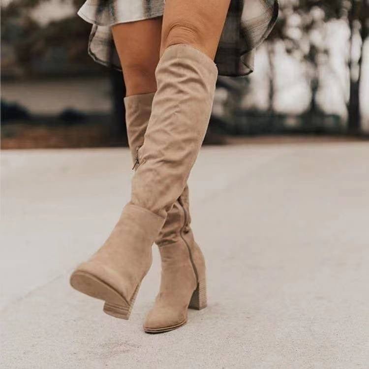 ✨ Botas Largas de Ante – Sofisticación y Estilo Atemporal ✨